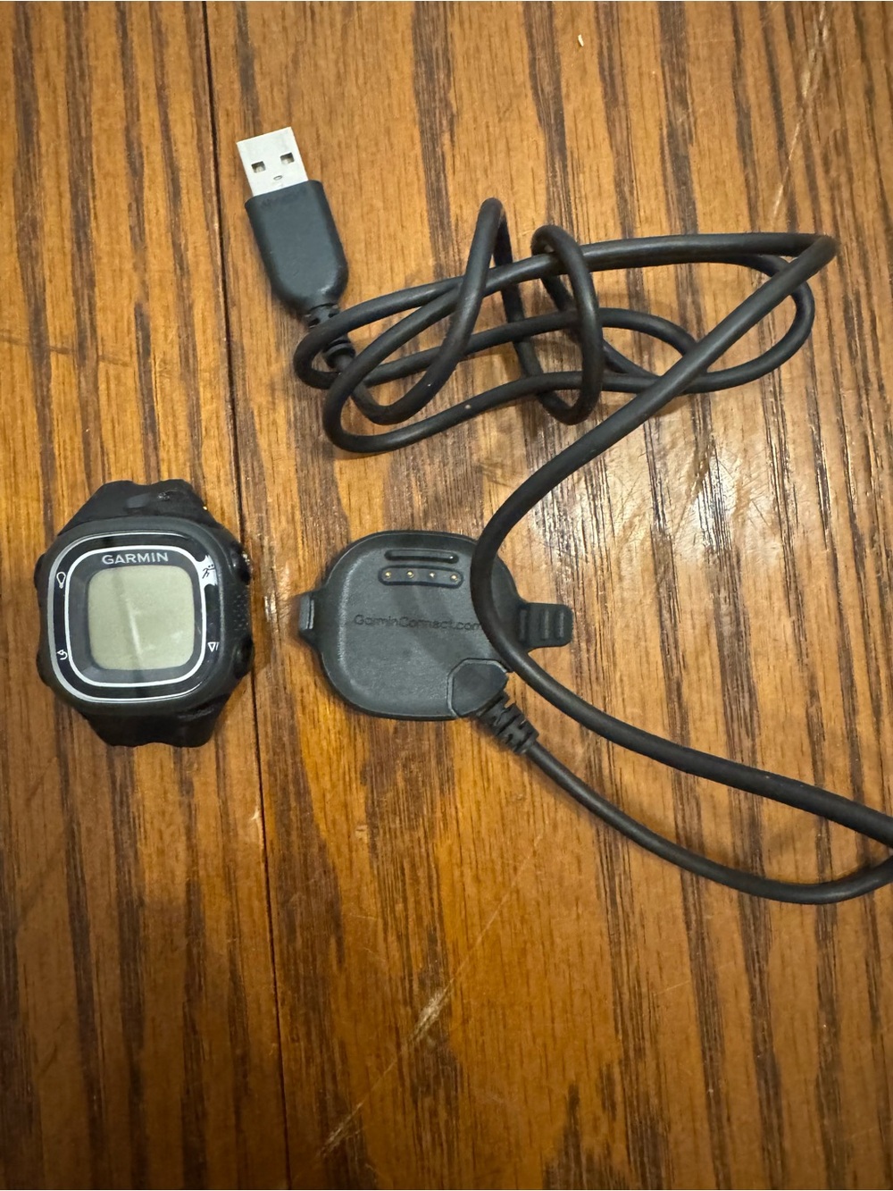 Garmin Forerunner 10 GPS Running Watch Gray w/ Charger No Band - Tested